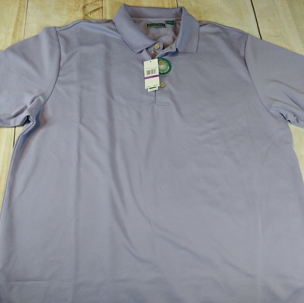 Cubavera polo size 2X purple NWT